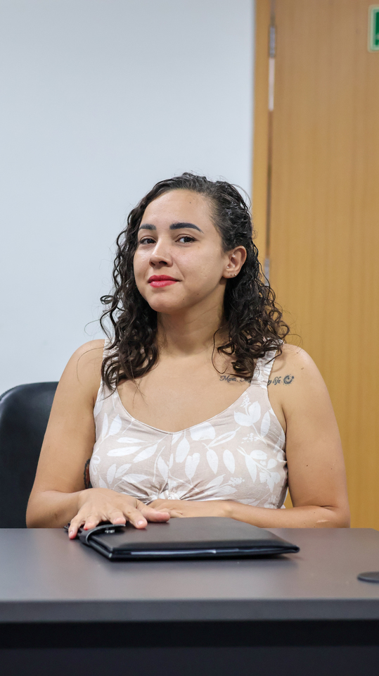 Camila Rodrigues é do Cãmpus de Gurupi (Foto: Samuel Lima/Sucom)